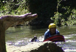  Hydrospeed with an instructor 
